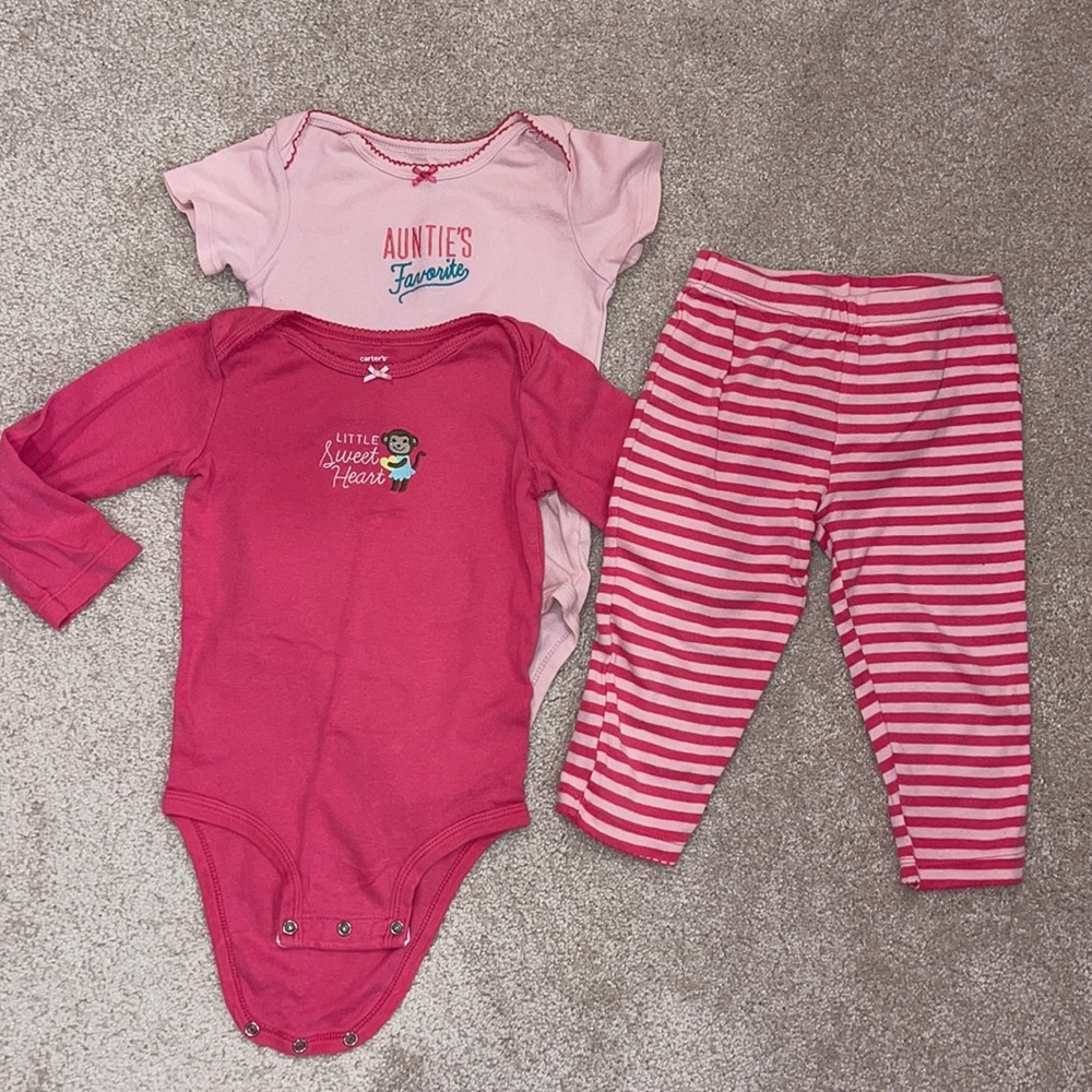 3 piece bodysuit and pants set